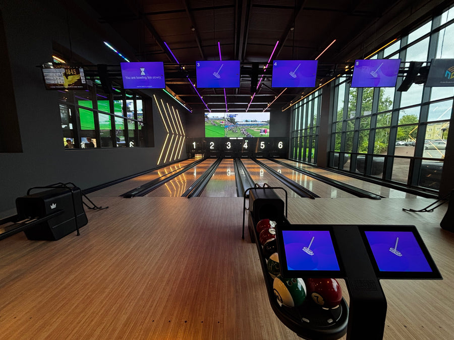 Bowling and leisure venue display system